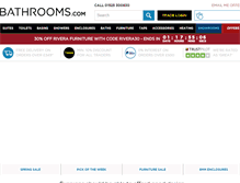 Tablet Screenshot of bathrooms.com